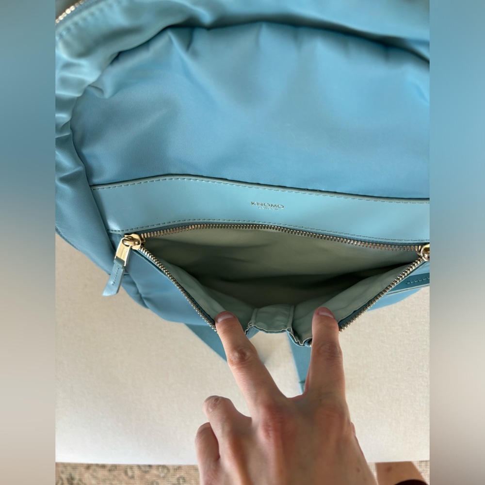KNOMO mini Beauchamp backpack light blue - Picture 3 of 9